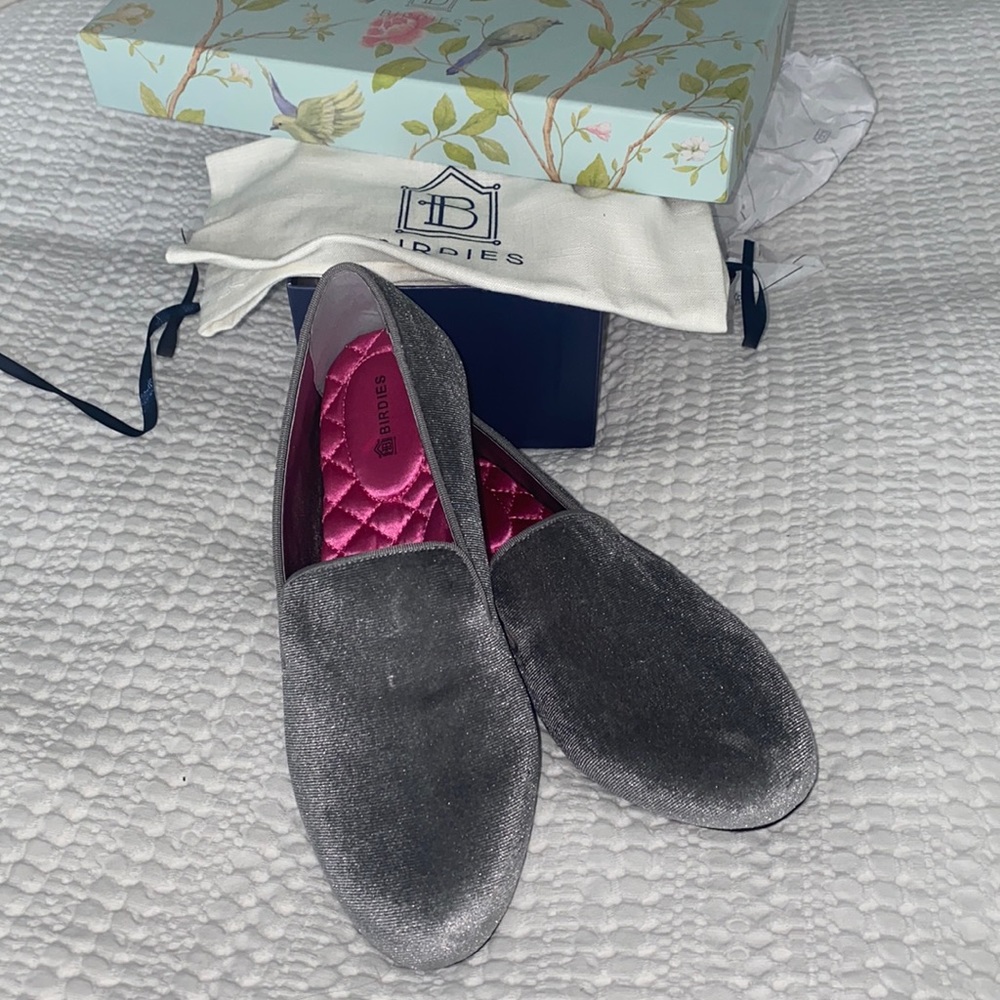 Birdies Starling Size 6 in Silver/Grey — Never Worn